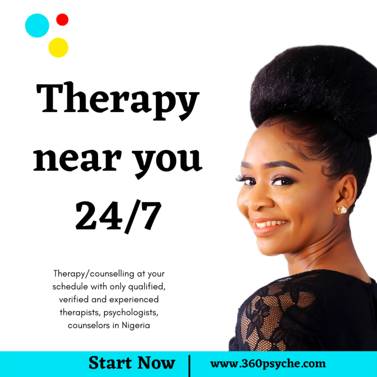 Best Psychologists, Therapists, Counsellors In Nigeria 24/7 - 360 Psyche